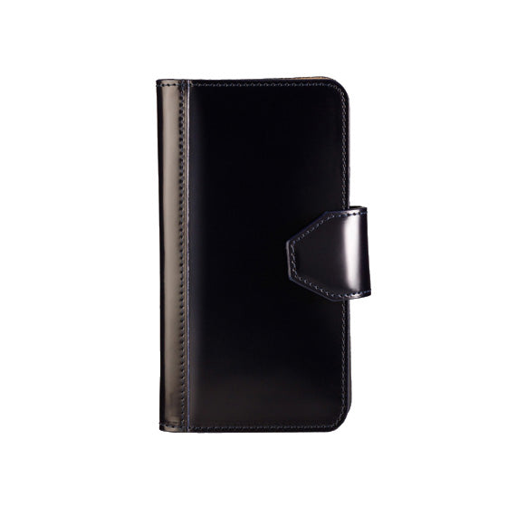 114-60 コードバン つや有り スマートフォンケース （ネイビー）